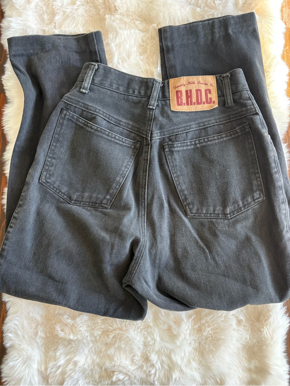 90’s Women's High-Rise Black Jeans